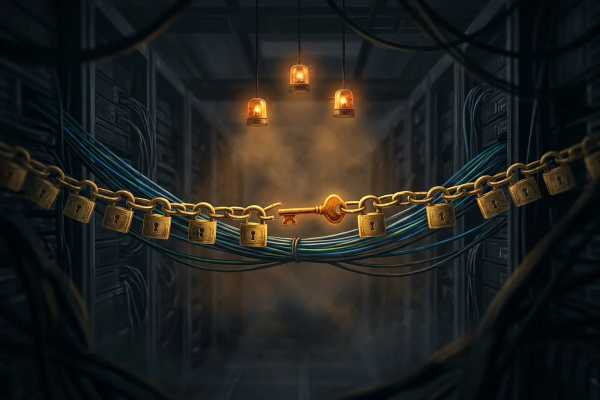 A browser padlock icon over a network of DNS servers, with three country-code domains, .gh, .sl and .as, highlighted